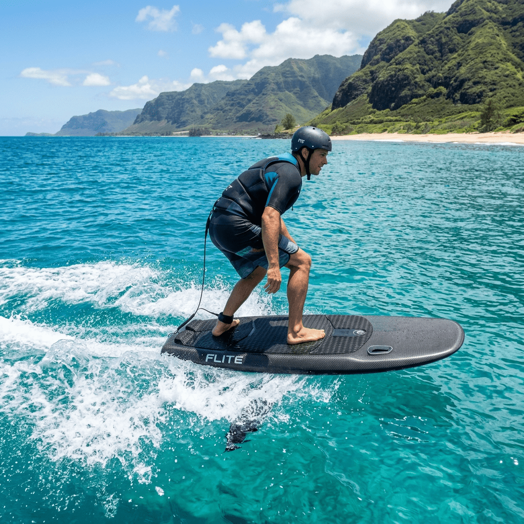 Electric Surfboards for added excitement - Aloha Swim Wellness