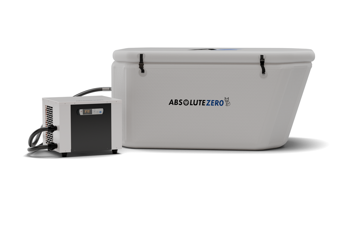 AZ-Inflate Cold Plunge Bundle – Inflatable Drop-Stitch Tub with 0.8 HP Chiller
