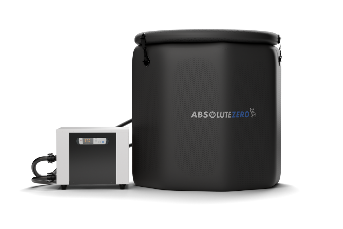 AZ-Inflate Cold Plunge Bundle – Inflatable Drop-Stitch Tub with 0.8 HP Chiller