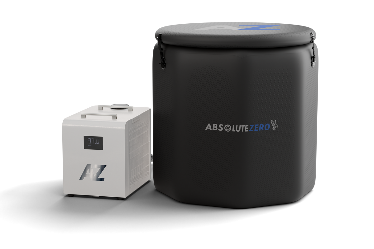 AZ-Inflate Cold Plunge Bundle – Inflatable Drop-Stitch Tub with 0.8 HP Chiller