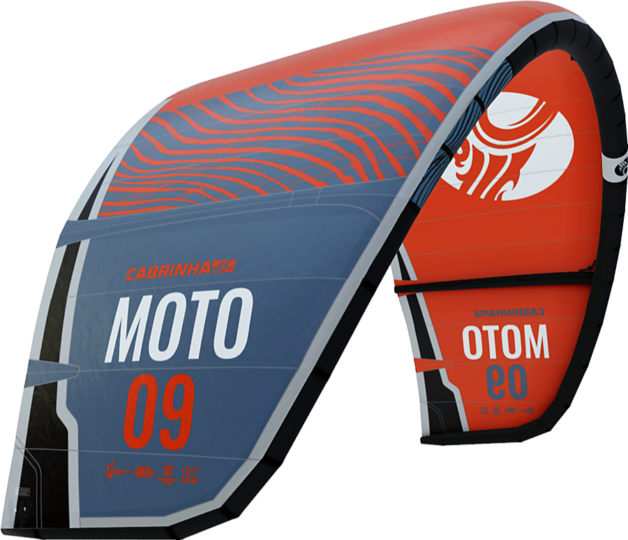 Cabrinha Moto All-Around Kite – Lightweight 3-Strut Hybrid Kite for Freeride, Surf, Freestyle & Foiling
