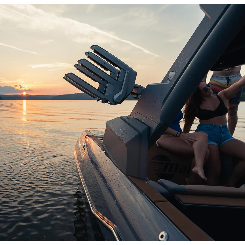 ClampForce 3.0 Wakeboard Rack Pair – Black Billet Aluminum Clamping Racks for Surfboards & Wakeboards