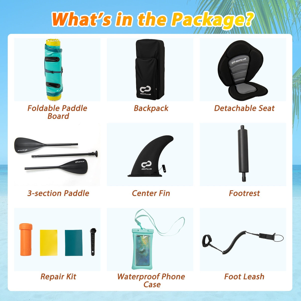 11-Ft Inflatable SUP with Kayak Seat