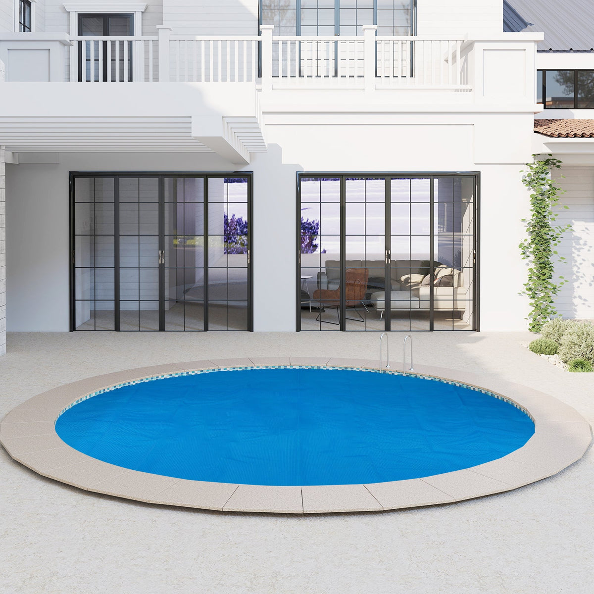 Solar Pool Cover – Bubble Thermal Blanket for Above-Ground & In-Ground Pools