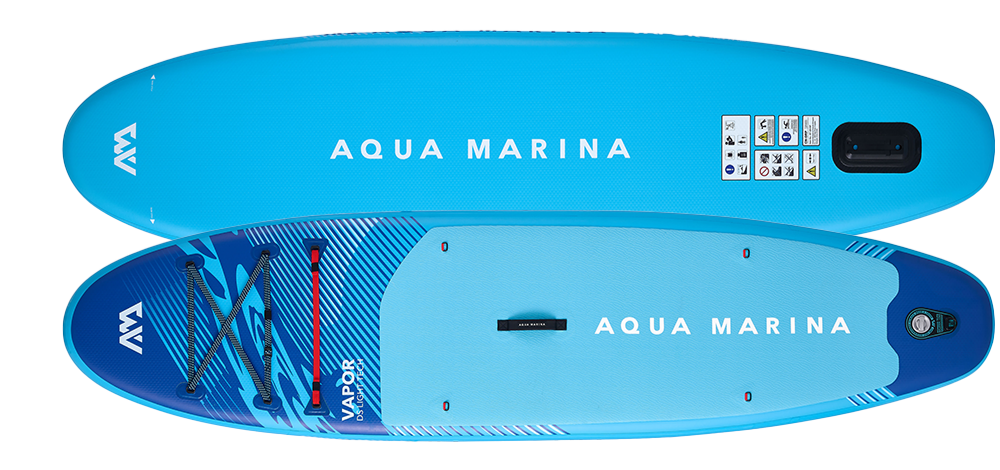 Vapor (Aqua Splash) All-Around iSUP (3.15m/15cm) With Aluminum SPORTS III Paddle And Safety Leash