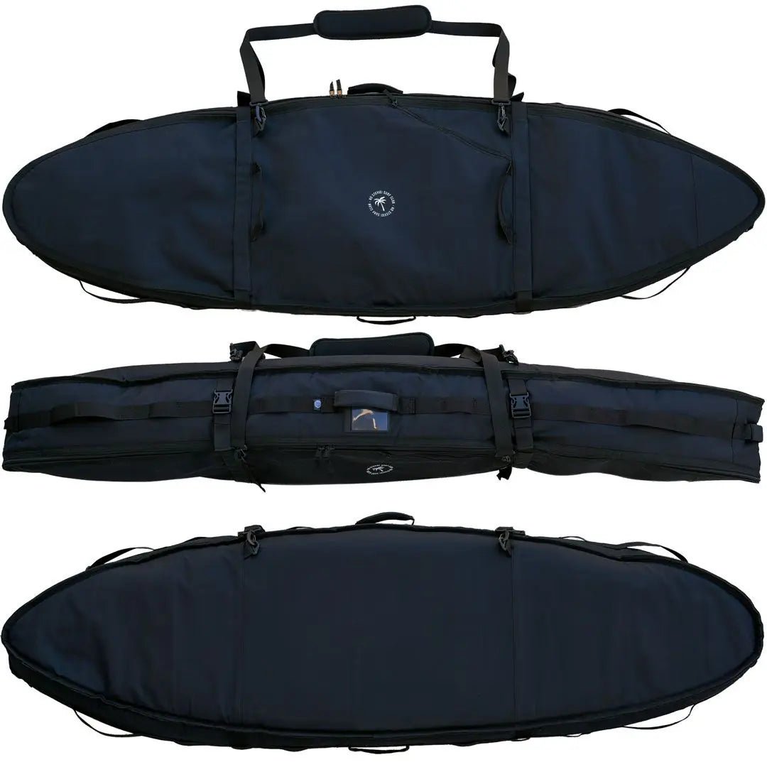 3-Surfboard Travel Bag – 10mm Padded Surfboard Travel Case - Aloha Swim Wellness