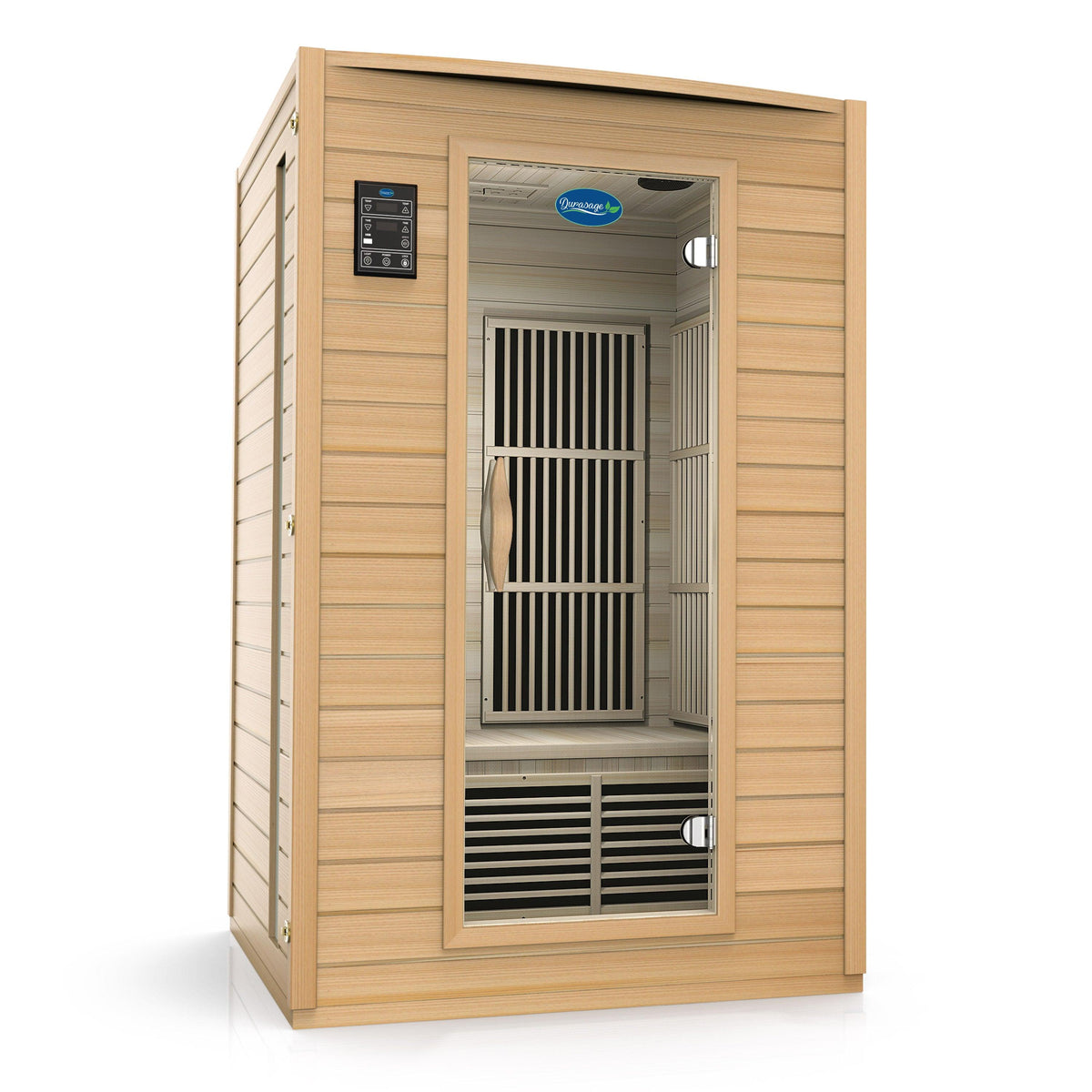 Durasage 2-Person Far Infrared Sauna – Canadian Hemlock & 6 Carbon Heaters