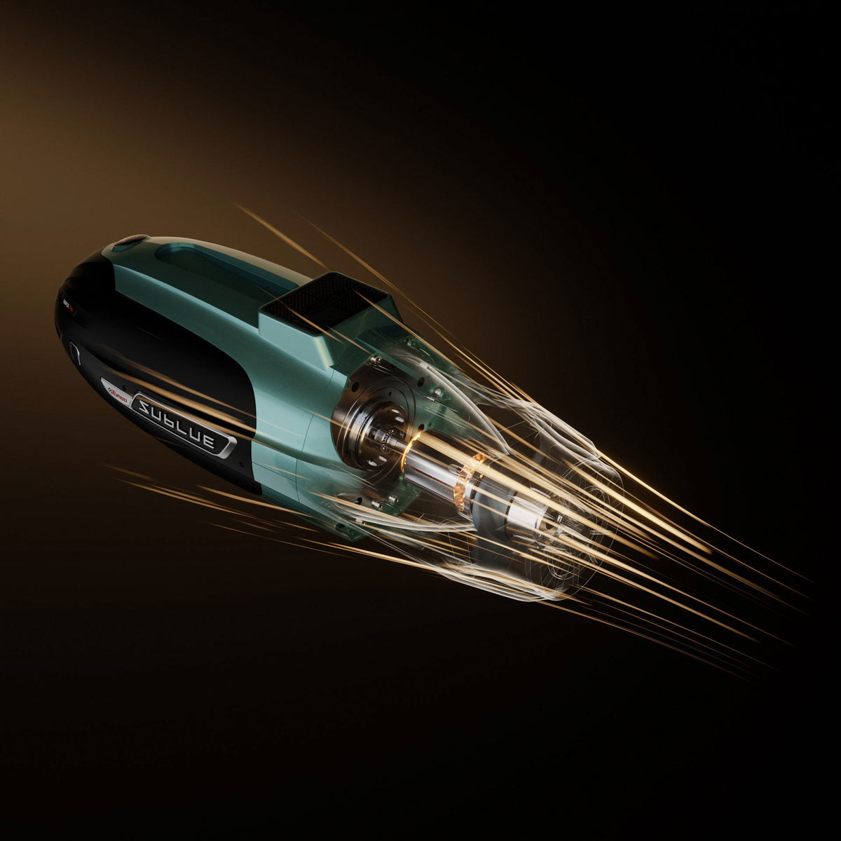SUBLUE VAPOR Pro Underwater Scooter – 7.46 MPH Pump-Jet Performance with Dual Batteries