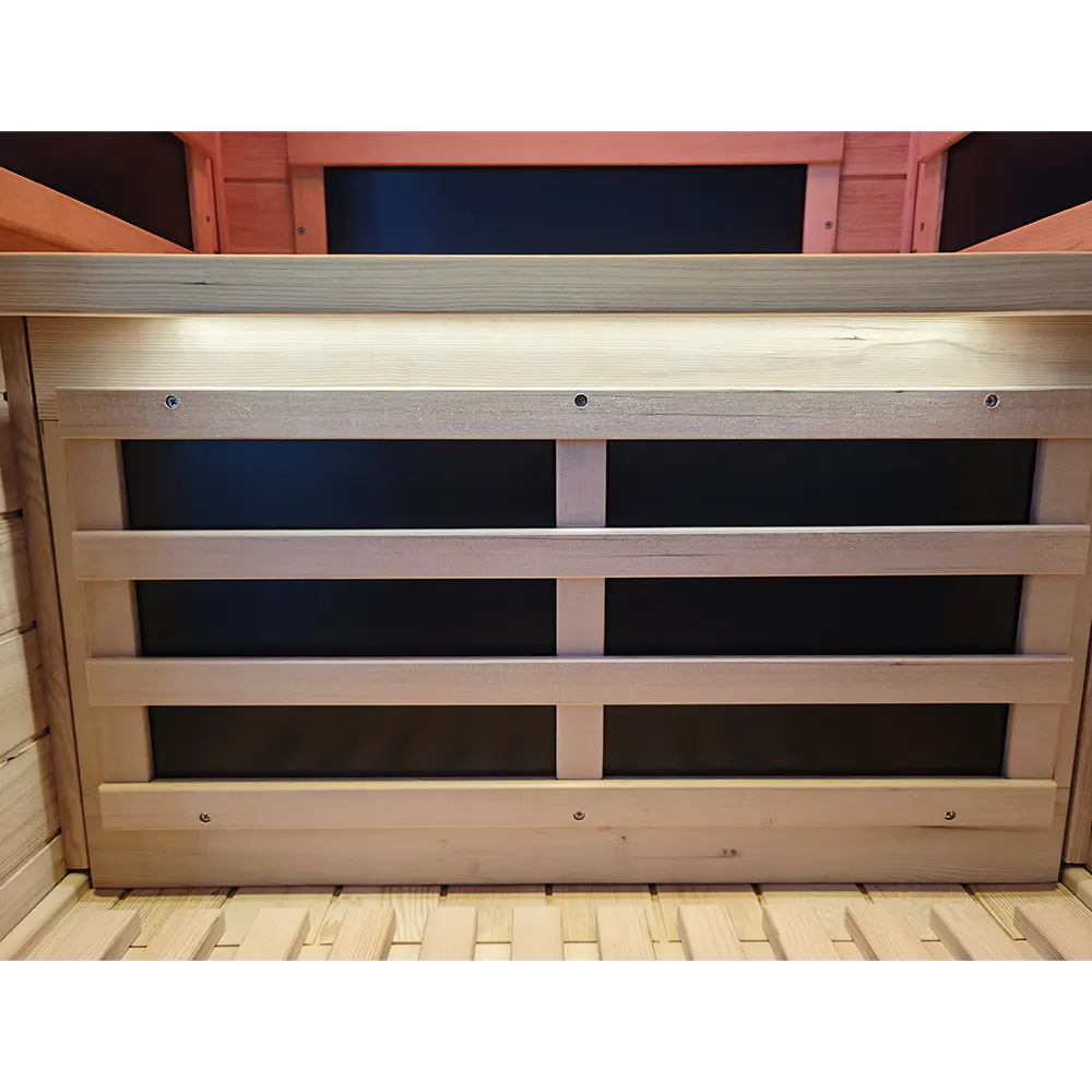 Single-Person Infrared Sauna – Compact Hemlock Wood Sauna for Home Wellness