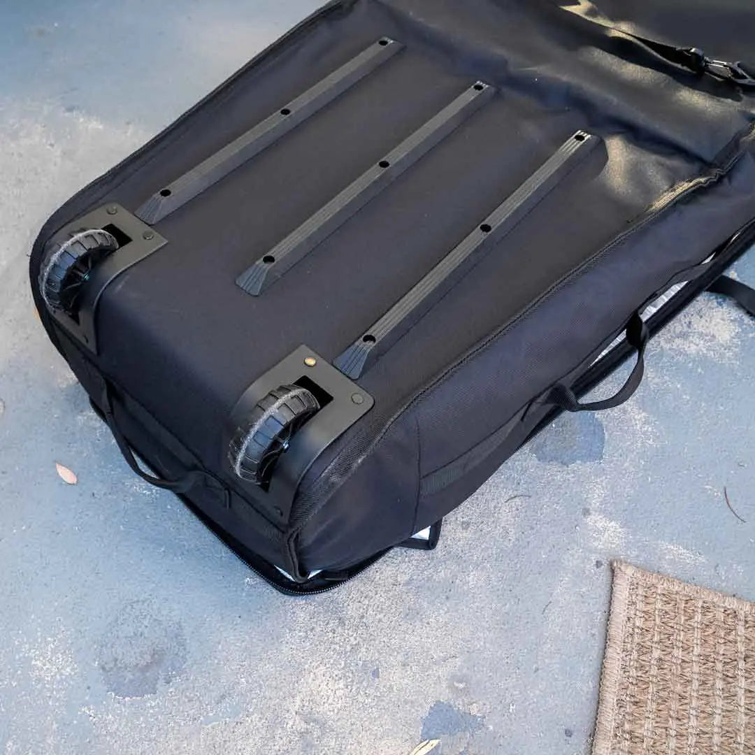 4-Surfboard Travel Bag with Wheels – 10mm Padded Surfboard Travel Case
