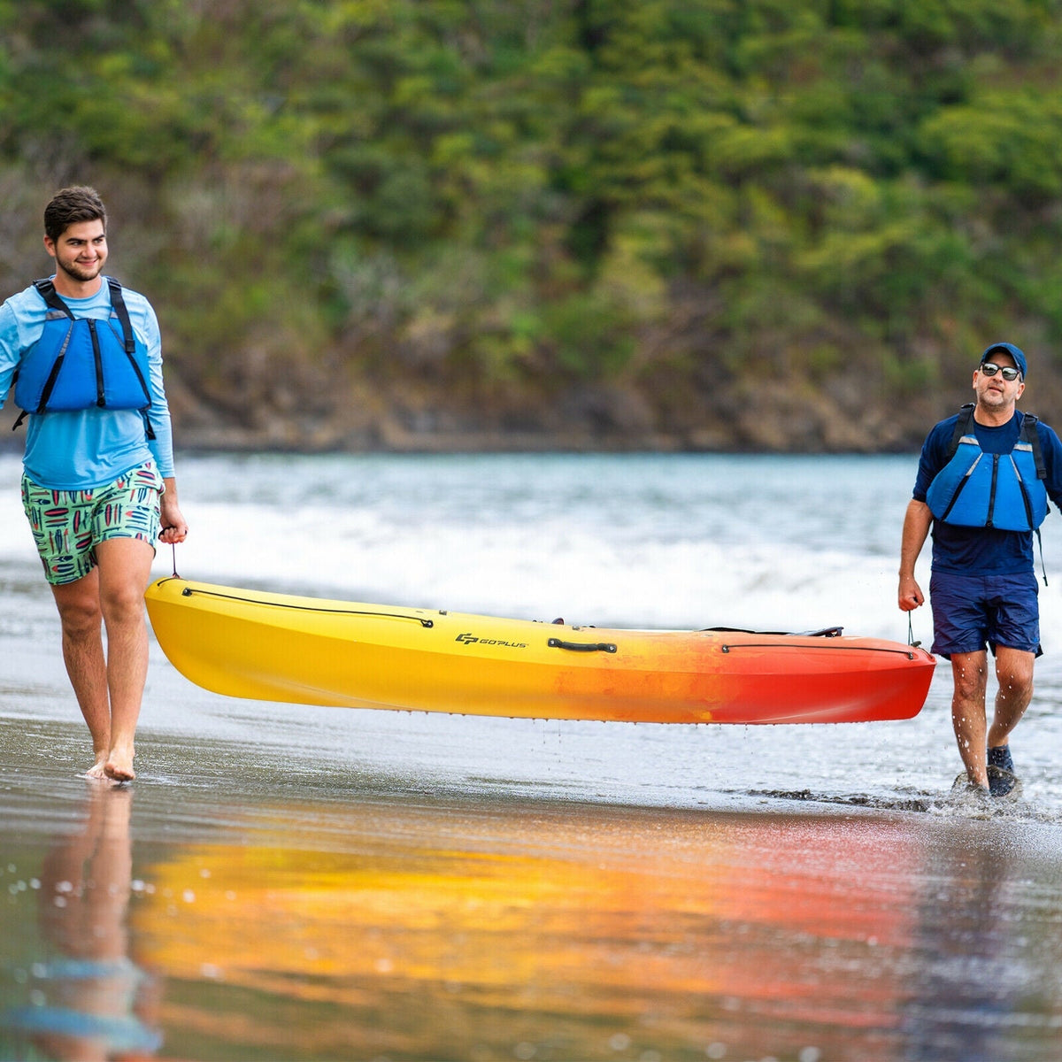 2-Person Inflatable Kayak Set – 3-Chamber Kayak with Aluminum Oars & Repair Kit