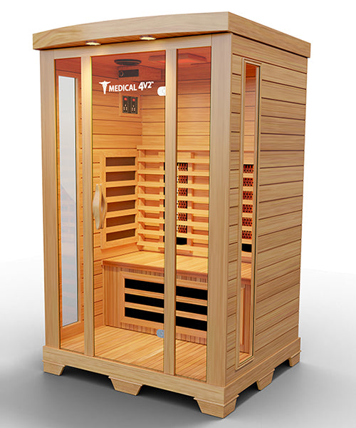 Medical 4 Full-Spectrum Infrared Sauna – 2-Person Home Sauna, 1700W