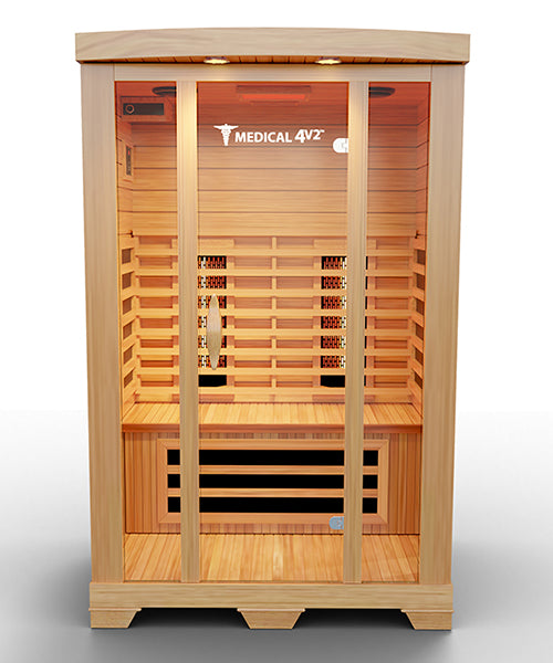Medical 4 Full-Spectrum Infrared Sauna – 2-Person Home Sauna, 1700W