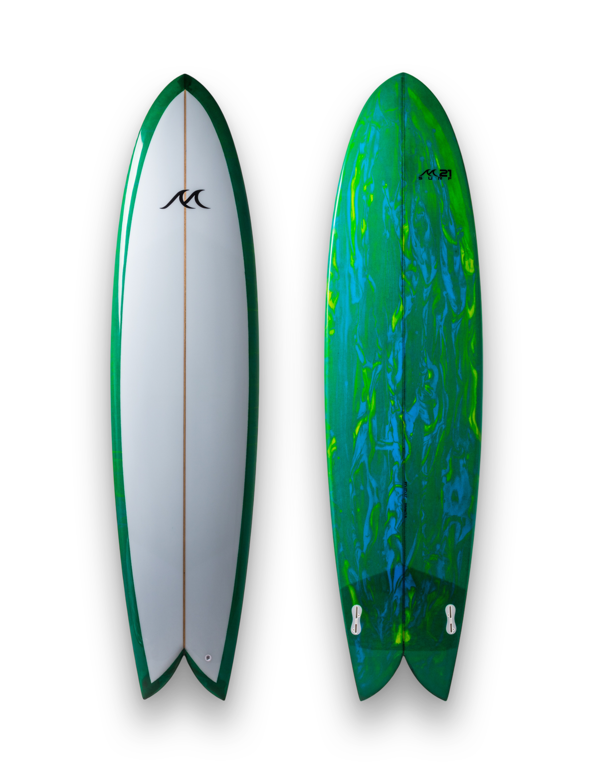 Angry Sardine Surfboard – Twin-Fin Design with Fish Speed & Longboard Glide