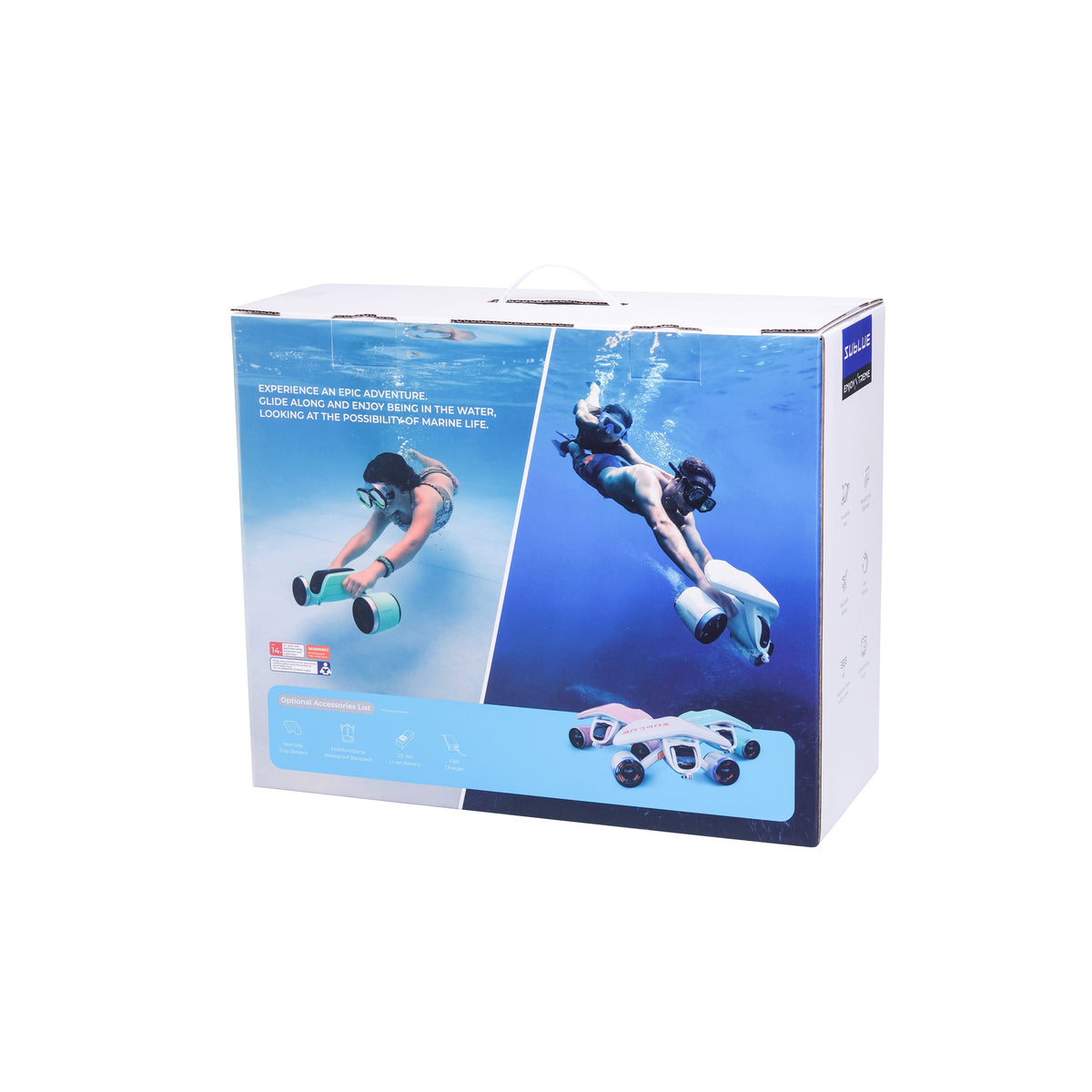 SUBLUE Mix 2026 Underwater Scooter – Dual-Speed Propulsion with 40m Depth Rating