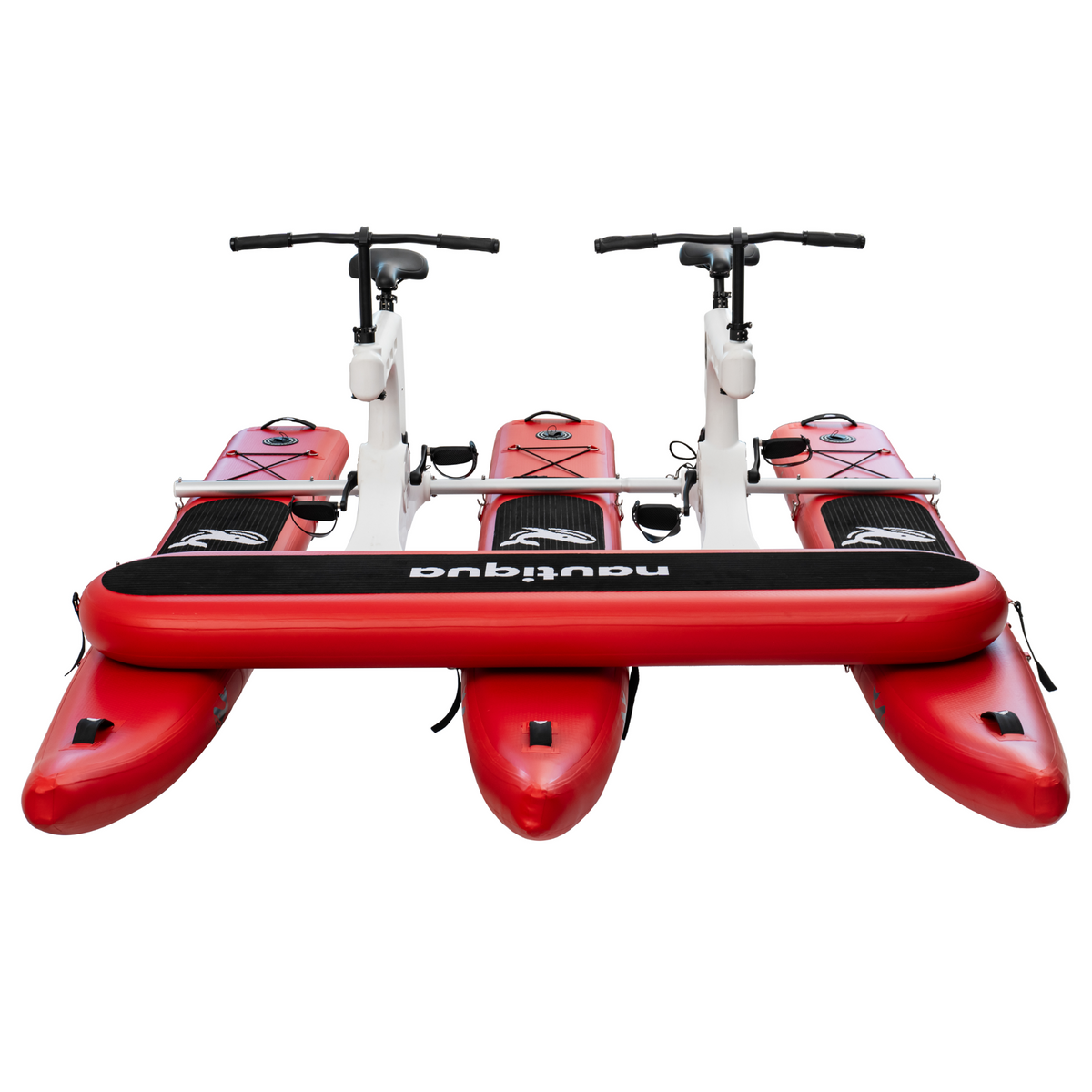 Nautiqua BORACAY 2-Person Catamaran Water Bike – Inflatable Drop-Stitch Pontoons & Direct Pedal Drive