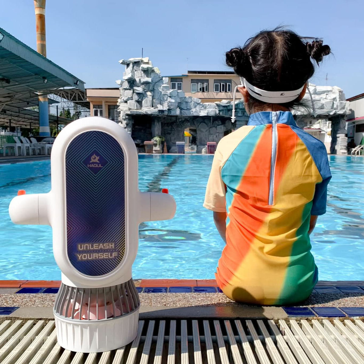 SUBLUE EZ Underwater Scooter – Compact 3.13 MPH Recreational Water Scooter with 15m Depth Rating