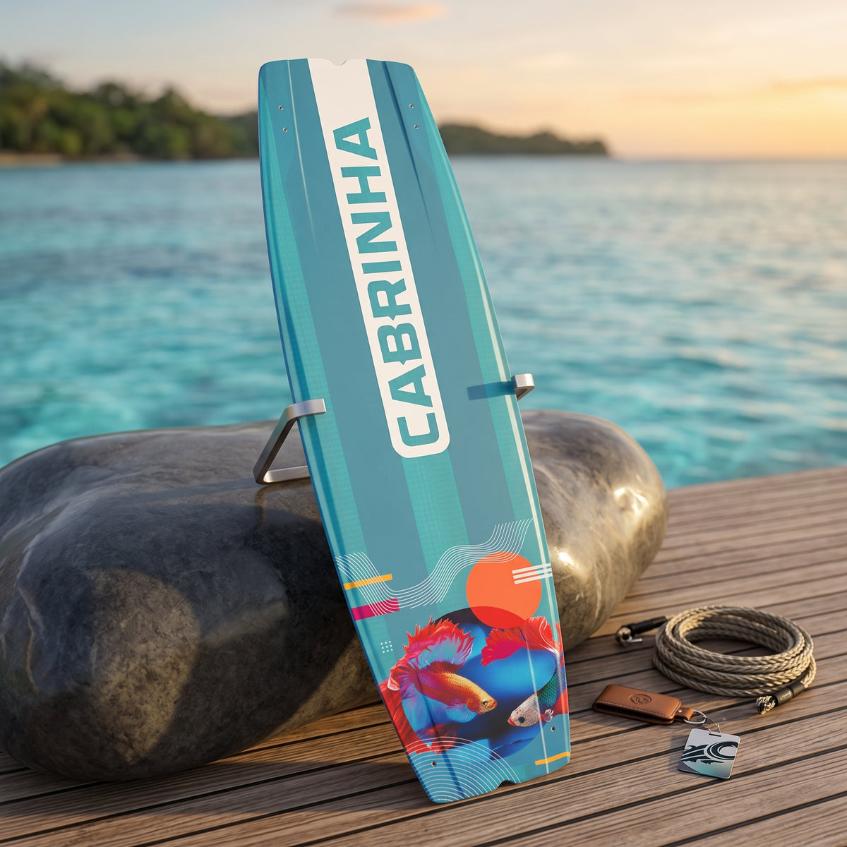 Vapor Powered Riding Kiteboard