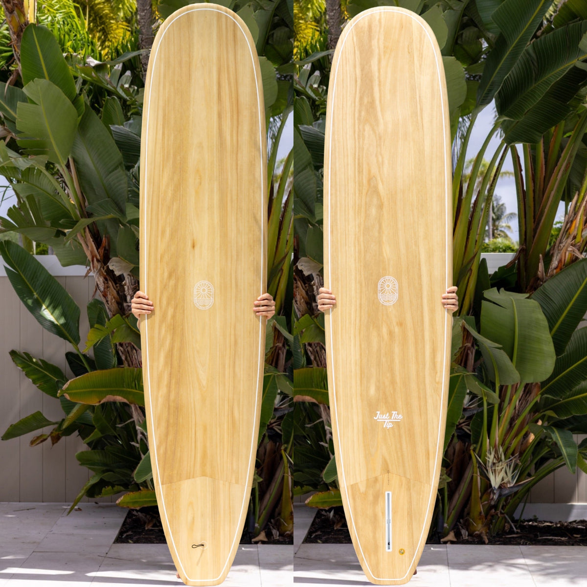 Just The Tip Noserider Longboard – Stable Traditional Surfboard for Cross-Stepping & Noseriding