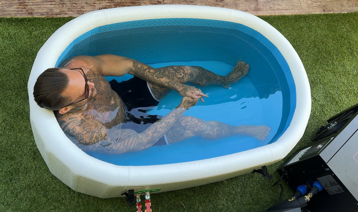 RevX Inflatable Tub Classic – Portable Insulated Cold Plunge with Inflatable Lid