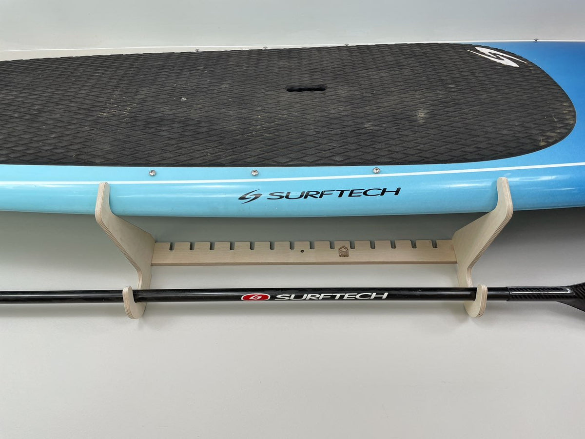 Rado Racks Port SUP Wall Rack – Adjustable Baltic Birch Paddleboard Storage