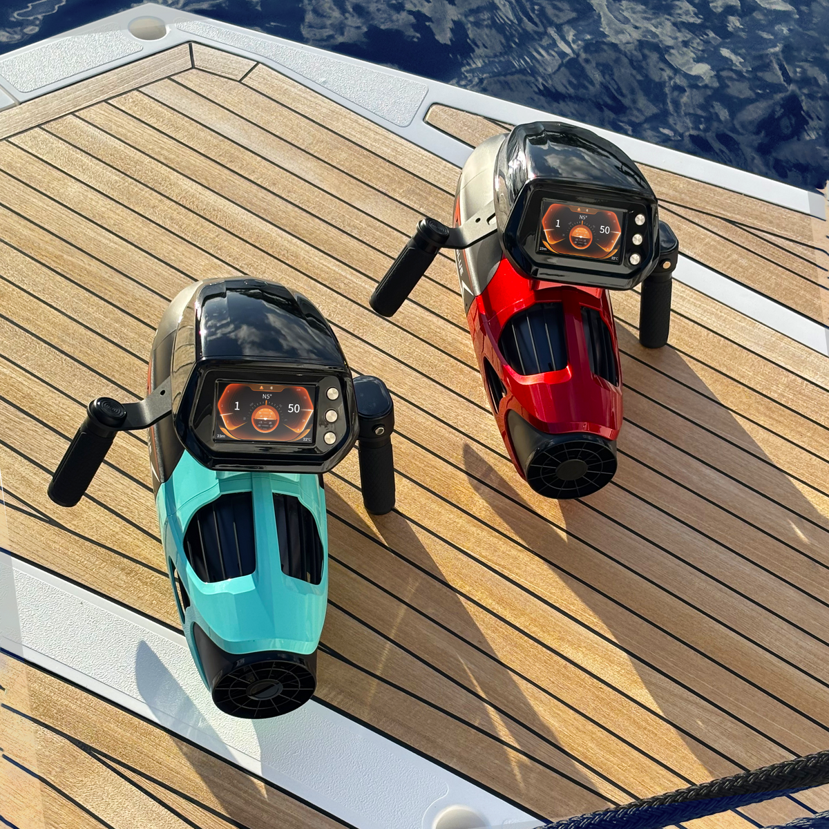 SUBLUE VAPOR Underwater Scooter – 6.21 MPH Pump-Jet Propulsion with Smart Dive Display
