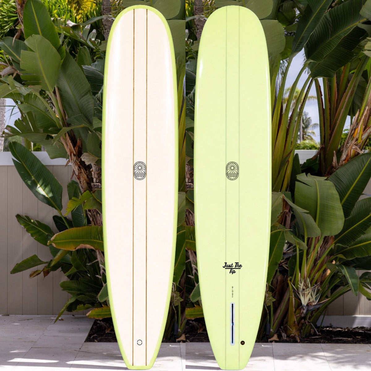 Just The Tip Noserider Longboard Surfboard – Forgiving 50/50 Rails, Wide Nose & Classic Longboard Flow