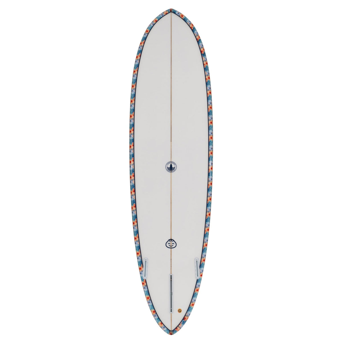 Dumplin Mid-Length Surfboard – High-Volume EPS Board with Floral Gloss Finish