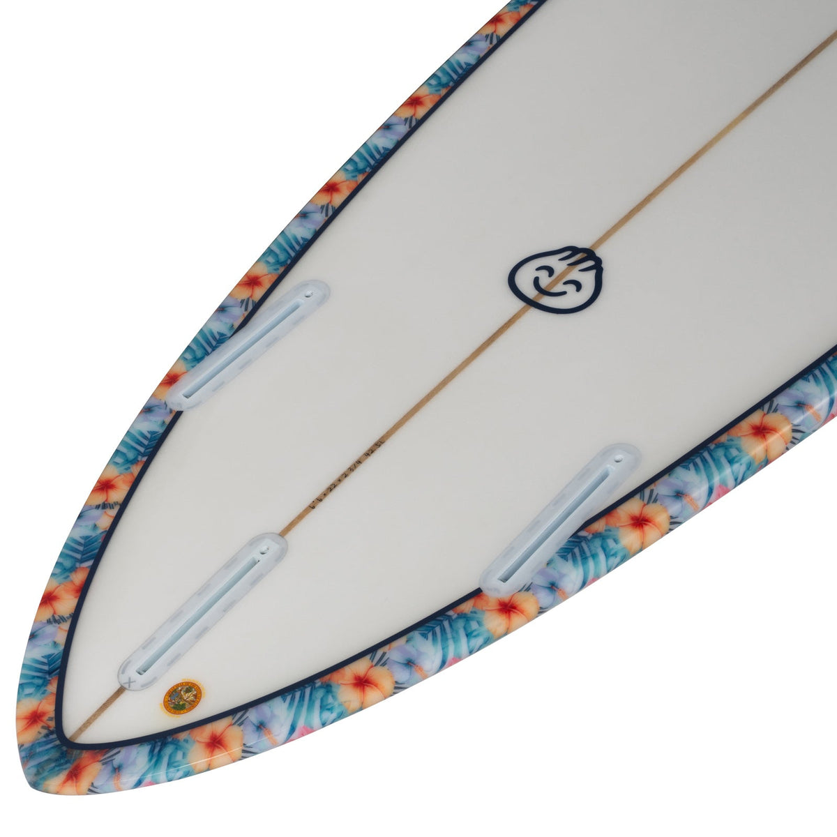 Dumplin Mid-Length Surfboard – High-Volume EPS Board with Floral Gloss Finish