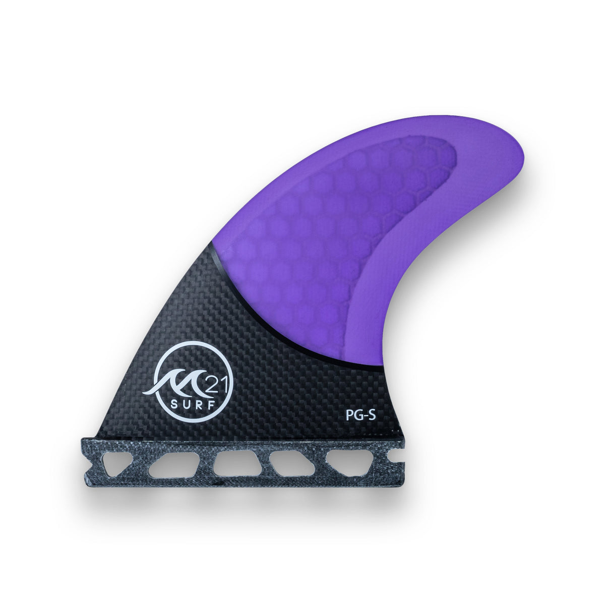 Performance Glass Thruster Fin Set – 3K Carbon Base & Hex Core