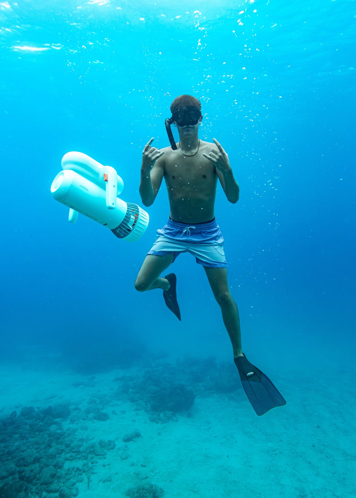 SUBLUE EZ Underwater Scooter – Compact 3.13 MPH Recreational Water Scooter with 15m Depth Rating