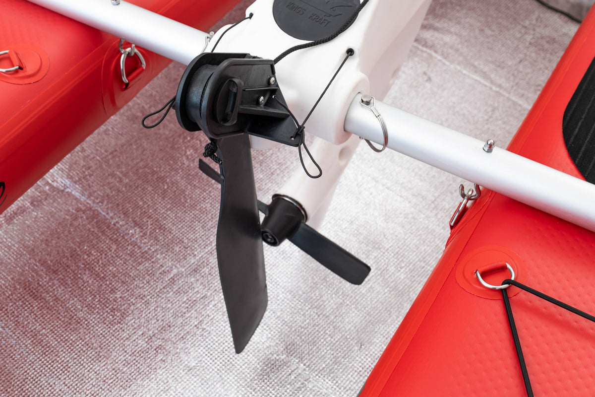 Nautiqua BORACAY 2-Person Catamaran Water Bike – Inflatable Drop-Stitch Pontoons & Direct Pedal Drive