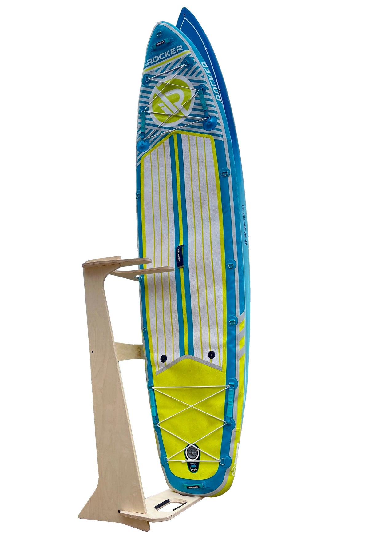 Pacifica XL Freestanding SUP Rack – Baltic Birch Paddleboard Storage & Display Rack