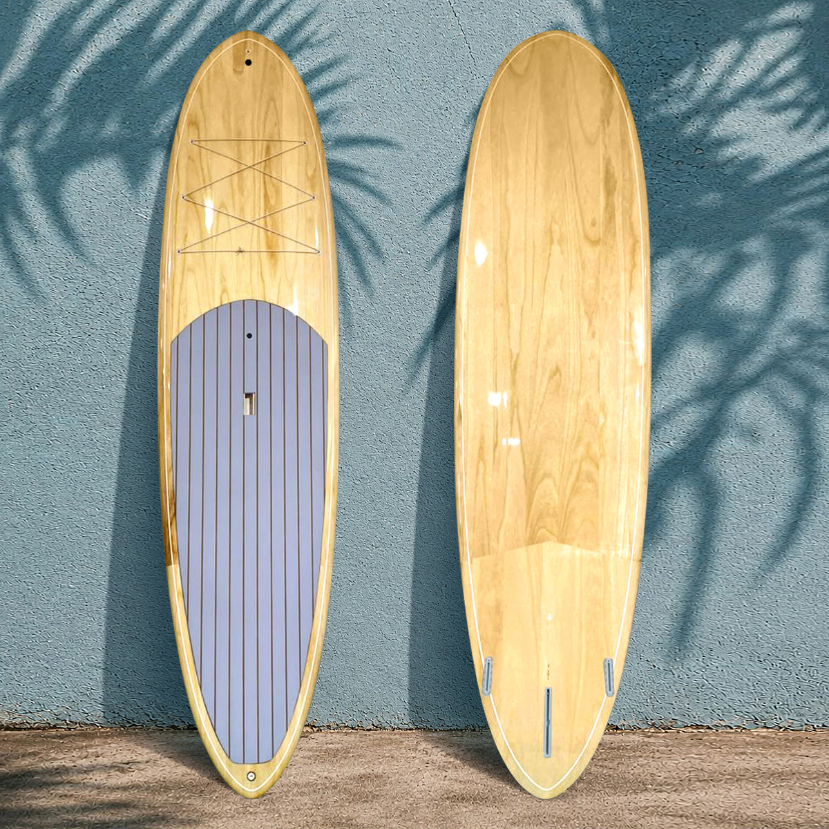 STCo. Paulownia Stand Up Paddleboard – Wood-Finish SUP, 10'0" & 11'0"