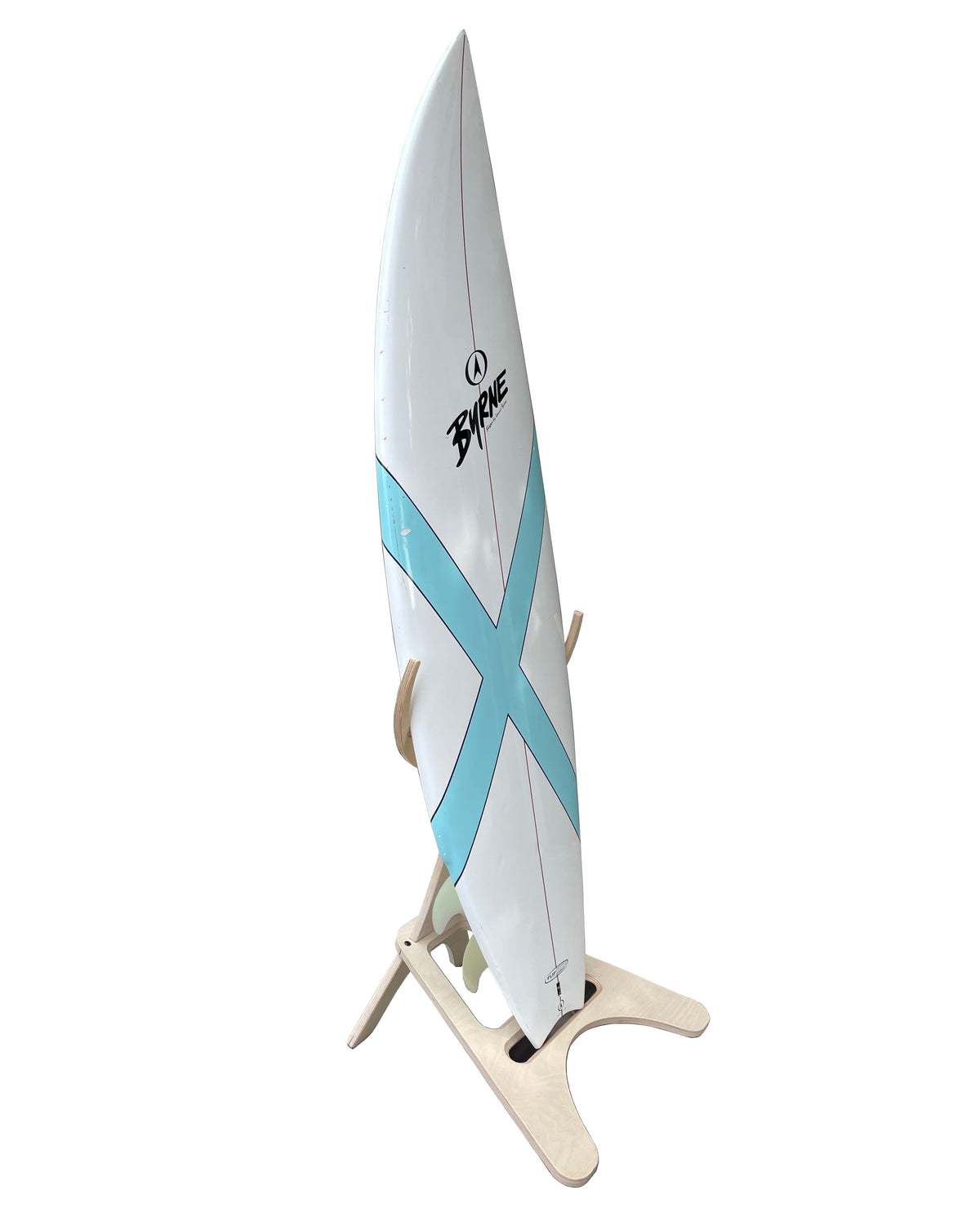 Shaka Surfboard Display Rack – Baltic Birch Freestanding Board Stand