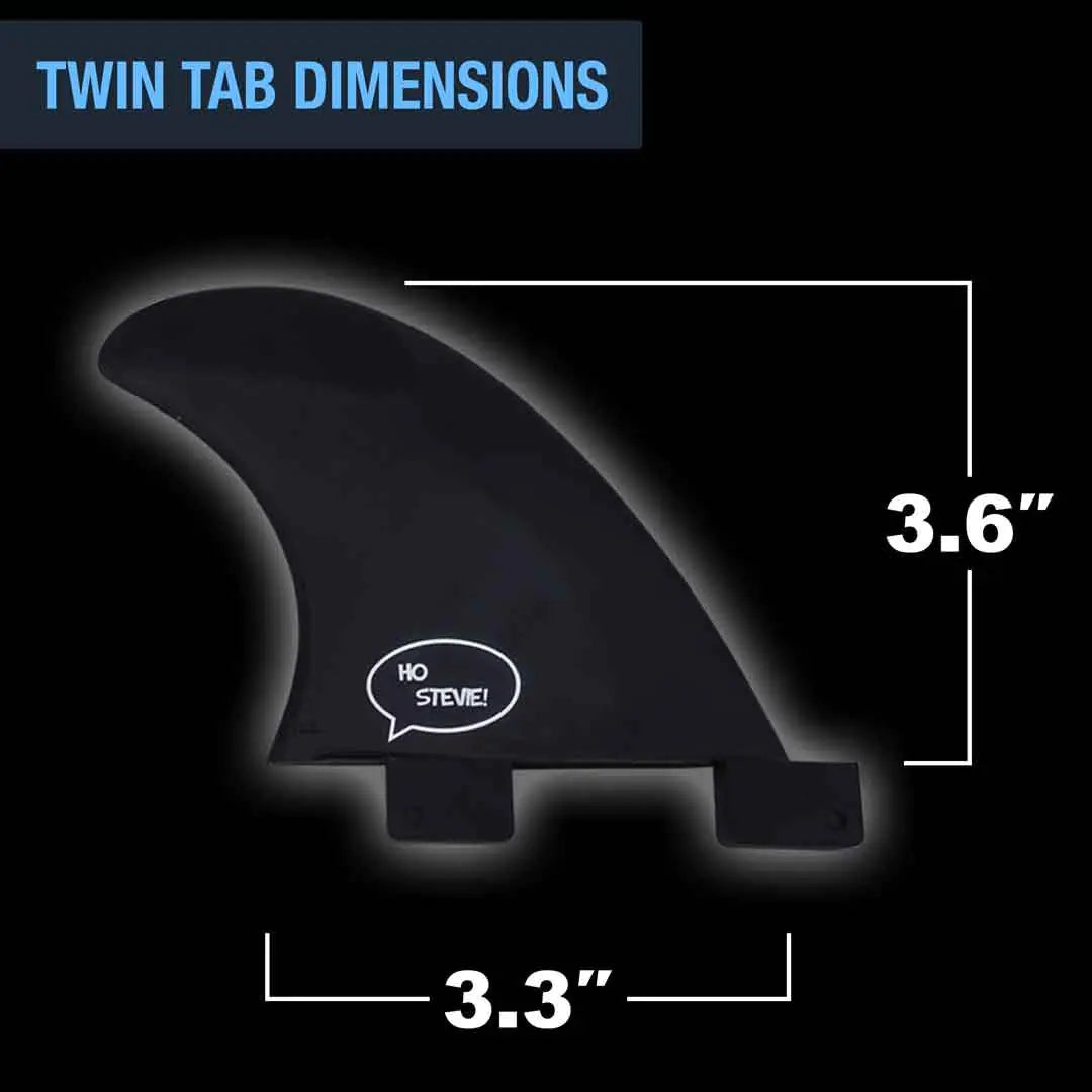 FRP Side Bite & Rear Trailer Surfboard Fins – 2-Piece Set with Hardware