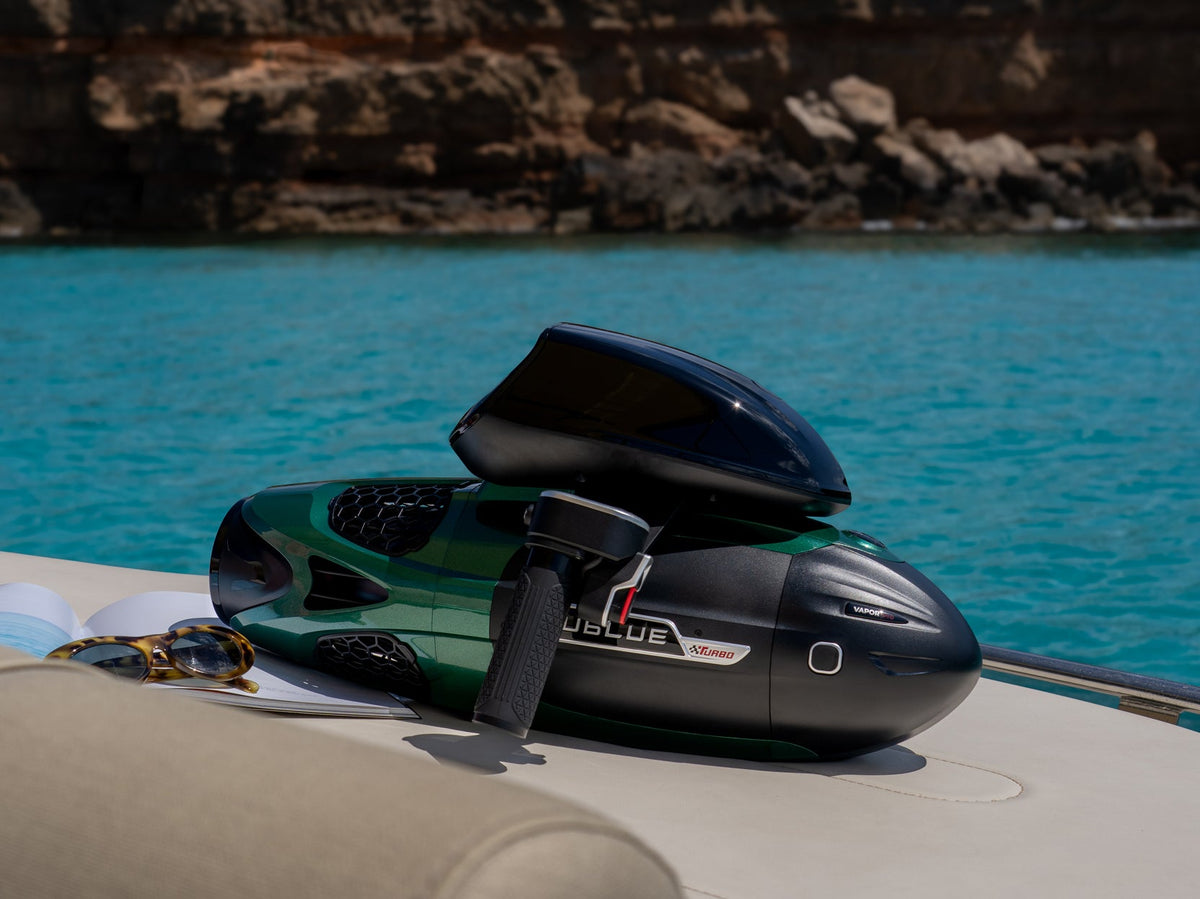 SUBLUE VAPOR Pro Underwater Scooter – 7.46 MPH Pump-Jet Performance with Dual Batteries