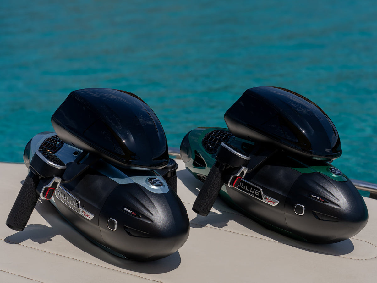 SUBLUE VAPOR Pro Underwater Scooter – 7.46 MPH Pump-Jet Performance with Dual Batteries