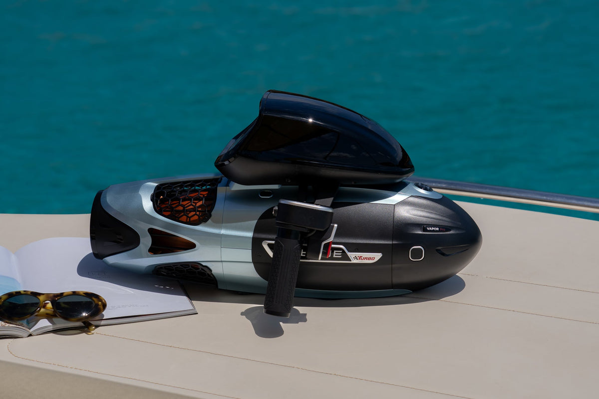 SUBLUE VAPOR Pro Underwater Scooter – 7.46 MPH Pump-Jet Performance with Dual Batteries