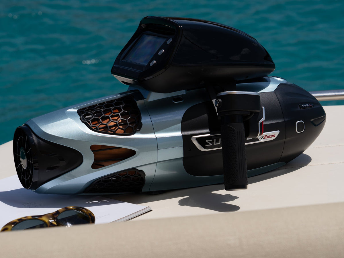SUBLUE VAPOR Pro Underwater Scooter – 7.46 MPH Pump-Jet Performance with Dual Batteries
