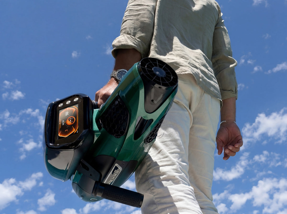 SUBLUE VAPOR Pro Underwater Scooter – 7.46 MPH Pump-Jet Performance with Dual Batteries