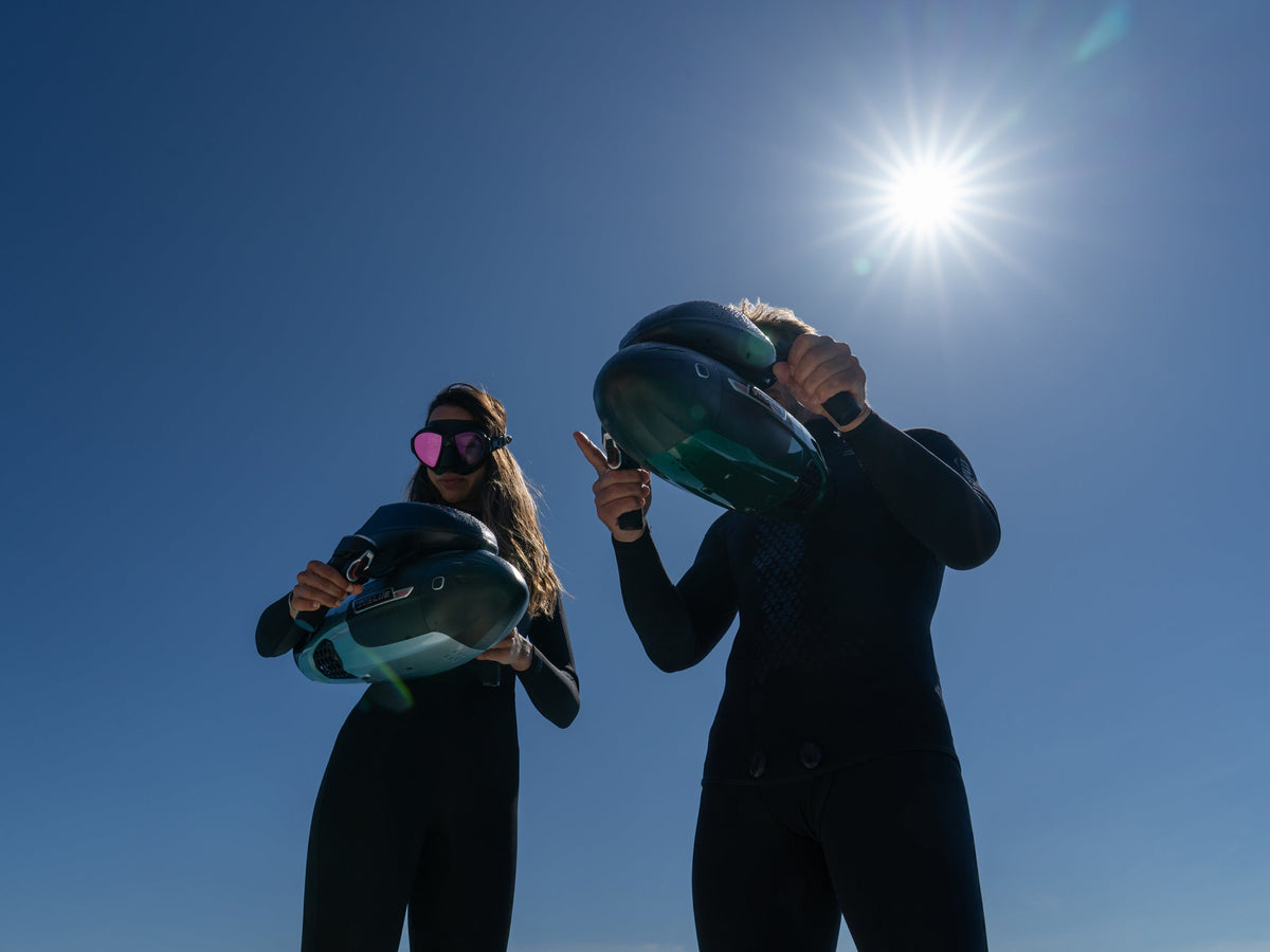 SUBLUE VAPOR Pro Underwater Scooter – 7.46 MPH Pump-Jet Performance with Dual Batteries
