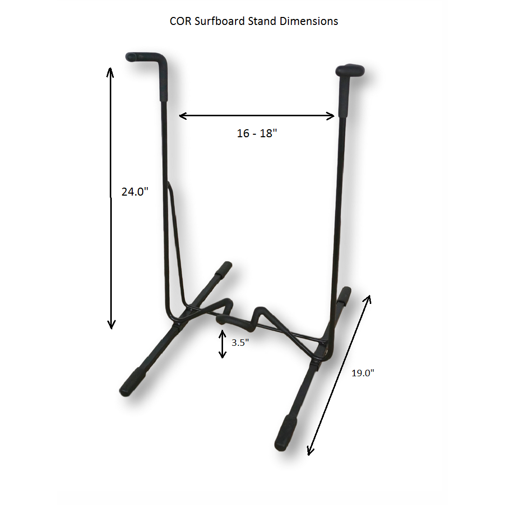 COR Surfboard Floor Stand – Minimalist Board Storage Rack
