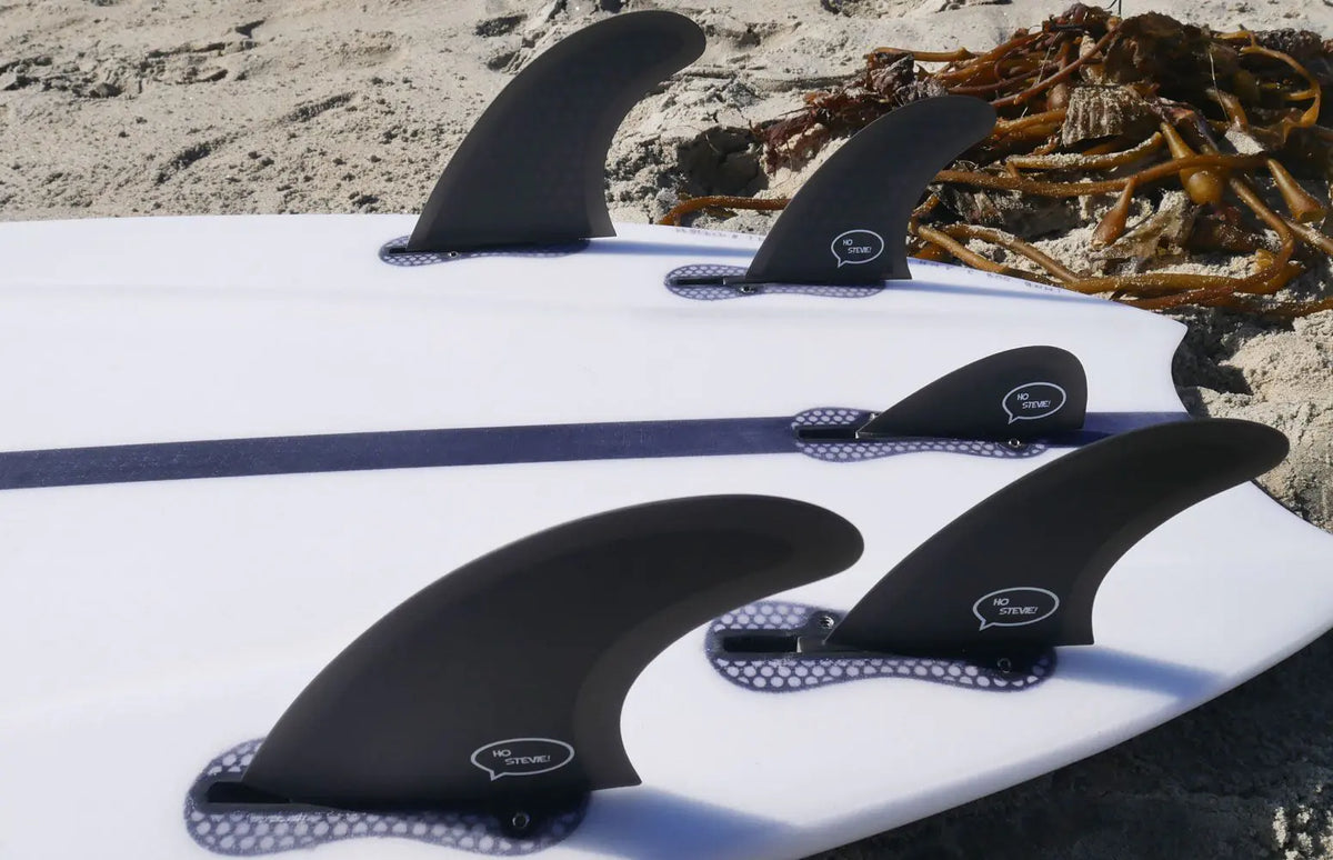 Surfboard 5th Stabilizer Fin – Fiberglass Honeycomb with Screws & Fin Key