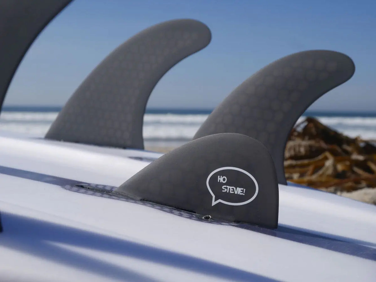 Surfboard 5th Stabilizer Fin – Fiberglass Honeycomb with Screws & Fin Key