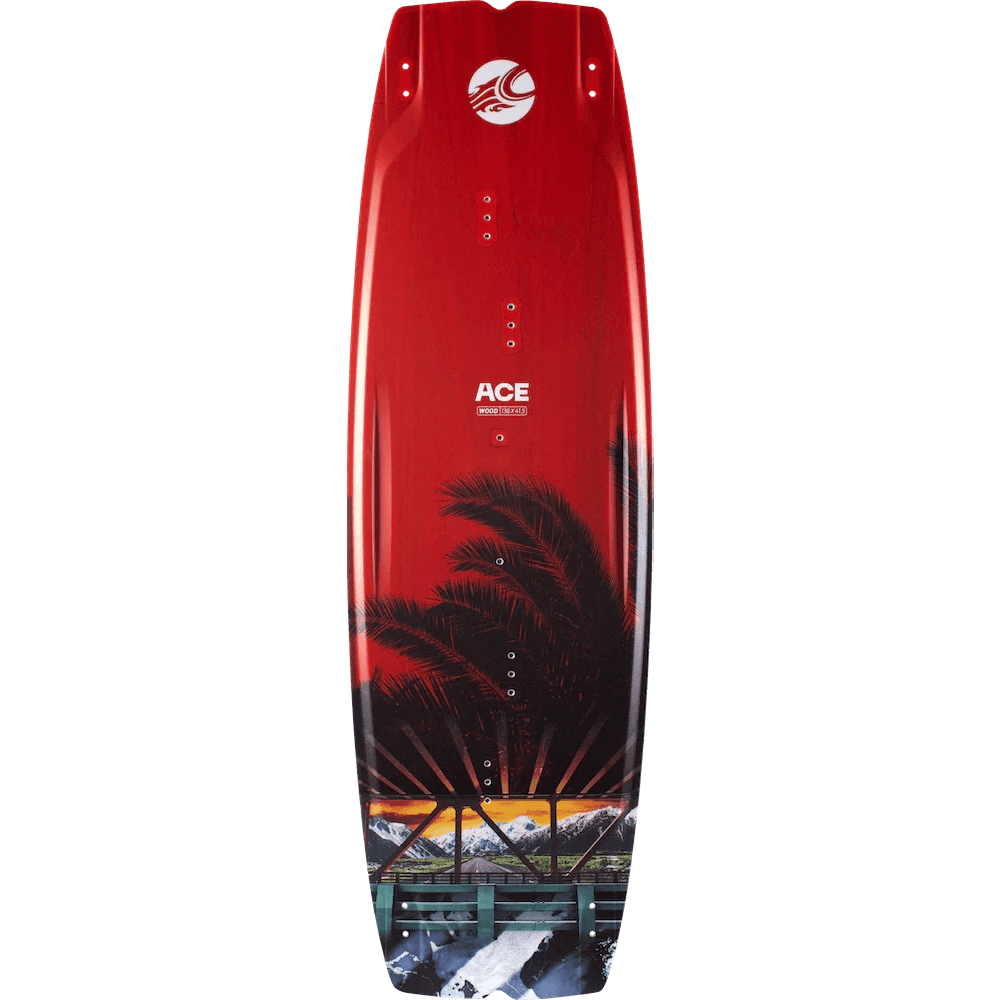 Ace Premium All-Around Kiteboard – Vertically Laminated Paulownia Wood Construction - Aloha Swim Wellness