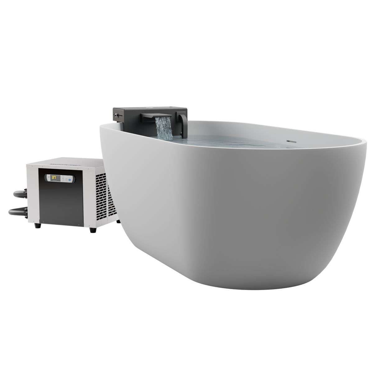 AZ-Adapt Cold Plunge Bundle – 0.8 HP Water Chiller & Adjustable Tub Adapter