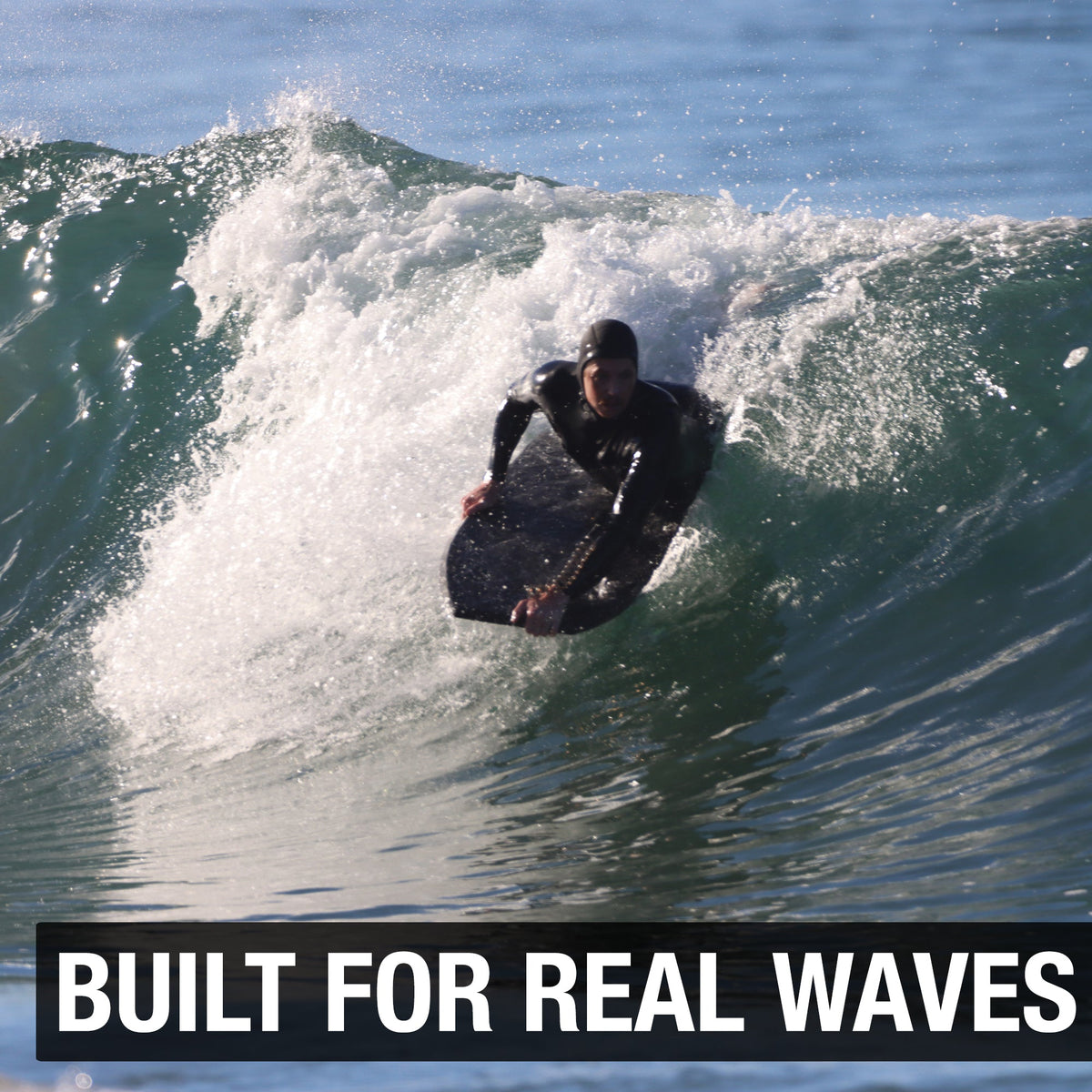 High-Performance Bodyboard – Carbon Stringer, IXPE Deck & Crescent Tail