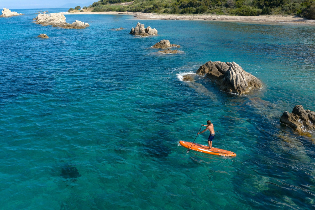 Aqua Marina Airship Race 22'0" Multi-Person Inflatable Race SUP – High-Speed Team Paddleboard - Aloha Swim Wellness