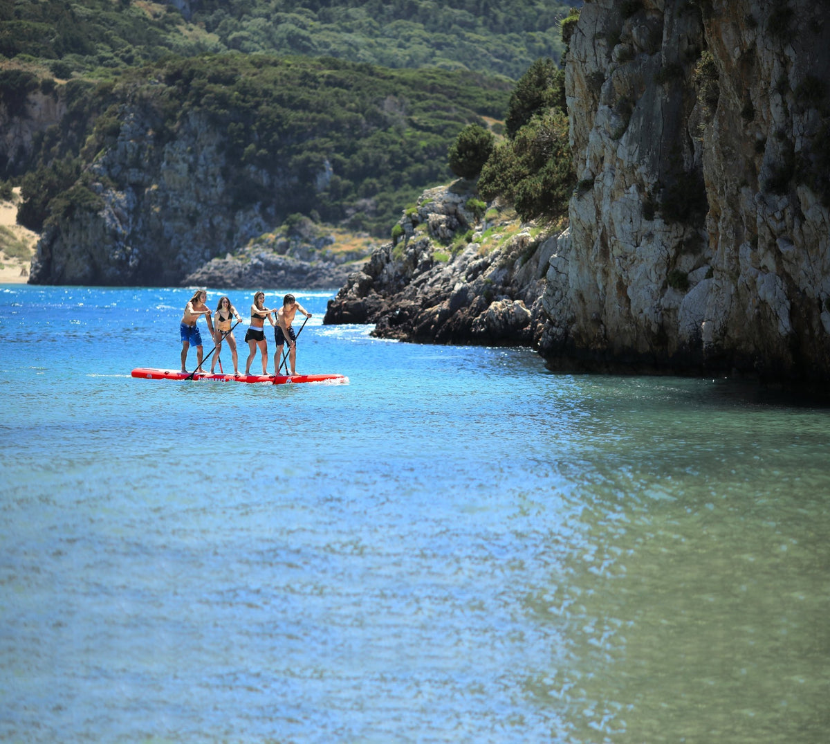 Aqua Marina Airship Race 22'0" Multi-Person Inflatable Race SUP – High-Speed Team Paddleboard - Aloha Swim Wellness